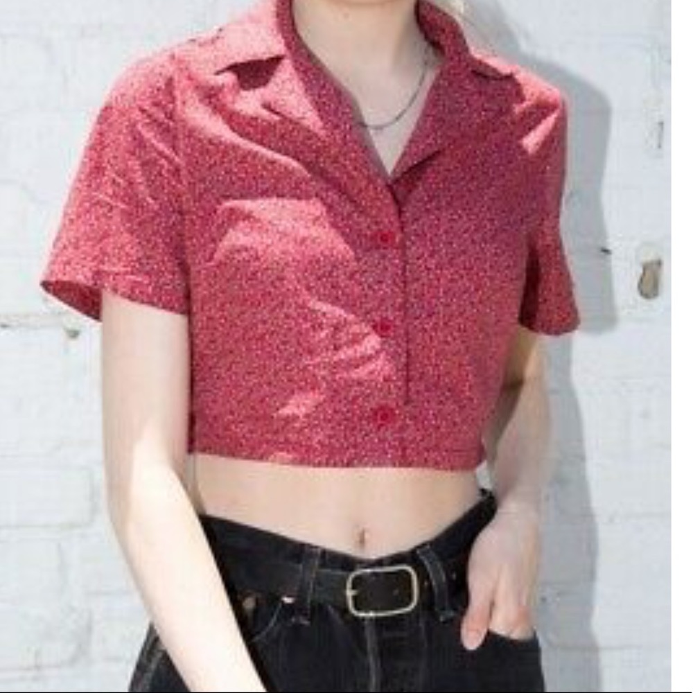 Brandy Melville Floral Vivian Top